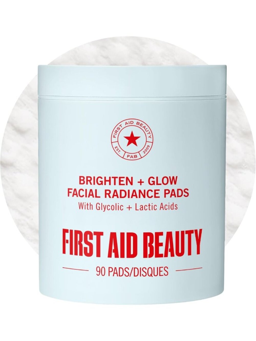 Brighten & Glow Facial Radiance Pads - Dual-Sided AHA Exfoliating for Smooth
